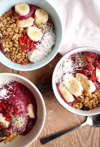 Easy Goji Berry & Hemp Acai Bowls