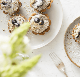 Raw Blueberry & Hemp Tarts - Hemp Gallery