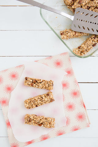 Vegan Salted Caramel Granola Bars
