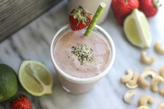 Strawberry, Coconut & Lime Smoothie