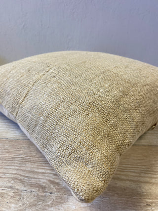 Raw Textured Hemp Cushion