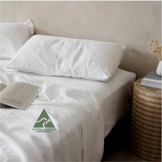Pure Hemp Bed Linen Sheet Set - Hemp GalleryKing SingleRye