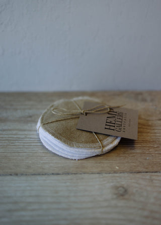 Reusable Face Wipes - Hemp GalleryPack of 2
