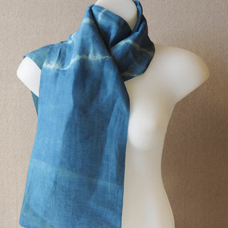 Shibori Silk Scarf