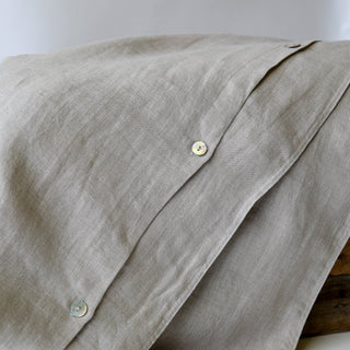 Fabric Swatches - Bed Linen - Hemp GalleryHemp & Organic Cotton Blend - Belrose Salt