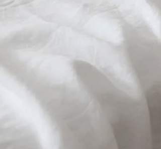 Fabric Swatches - Bed Linen - Hemp Gallery100% Hemp - Iluka Snow/Ecru