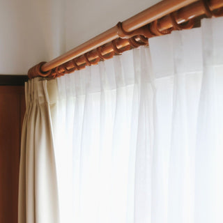 Hemp Curtains - Hemp GalleryEcru - IlukaShort 120 cm with tabs