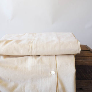 Hemp Organic Cotton Quilt Cover - Hemp GallerySingle PleatedNatural