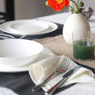 Hemp Table Napkins 4 - PACK - Hemp GalleryIlluka Snow - Set of 4