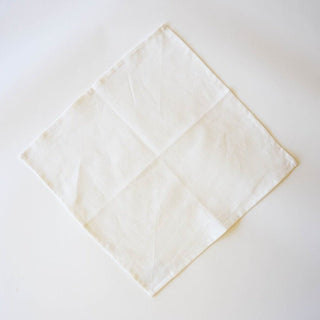 Hemp Table Napkins 4 - PACK - Hemp GalleryIlluka Snow - Set of 4
