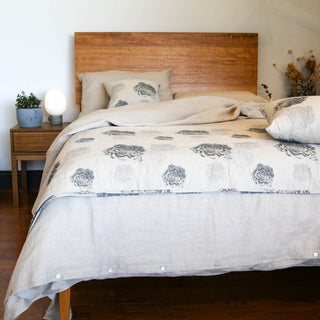 Pure Hemp Bed Linen Quilt Set - Hemp GalleryKing SingleRye